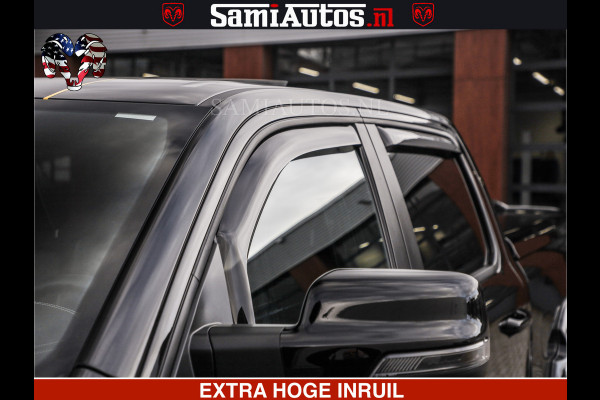 Dodge Ram HULK PACK | BULLBAR | 5.7 V8 | HUD | PANO | DIGI CLUSTER | 360CAM | ADAPTIVE CRUISE | HEADUP | DIGITALE BINNENSPIEGEL | LARAMIE  3500KG | LEDER | LANE ASSIST | DODE HOEK INSTALLATIE |