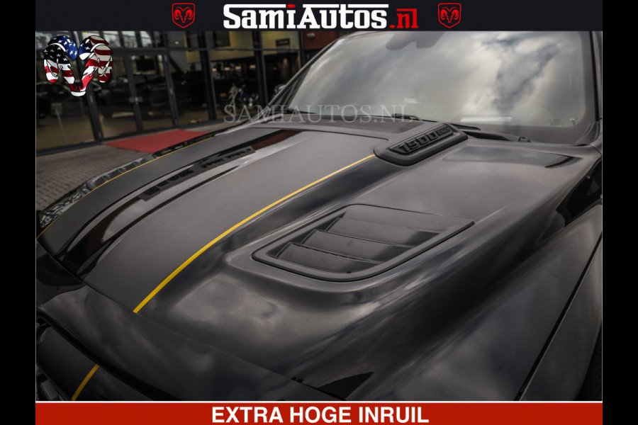 Dodge Ram HULK PACK | BULLBAR | 5.7 V8 | HUD | PANO | DIGI CLUSTER | 360CAM | ADAPTIVE CRUISE | HEADUP | DIGITALE BINNENSPIEGEL | LARAMIE  3500KG | LEDER | LANE ASSIST | DODE HOEK INSTALLATIE |