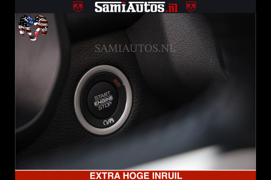 Dodge Ram HULK PACK | BULLBAR | 5.7 V8 | HUD | PANO | DIGI CLUSTER | 360CAM | ADAPTIVE CRUISE | HEADUP | DIGITALE BINNENSPIEGEL | LARAMIE  3500KG | LEDER | LANE ASSIST | DODE HOEK INSTALLATIE |