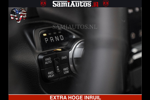 Dodge Ram HULK PACK | BULLBAR | 5.7 V8 | HUD | PANO | DIGI CLUSTER | 360CAM | ADAPTIVE CRUISE | HEADUP | DIGITALE BINNENSPIEGEL | LARAMIE  3500KG | LEDER | LANE ASSIST | DODE HOEK INSTALLATIE |
