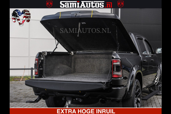 Dodge Ram HULK PACK | BULLBAR | 5.7 V8 | HUD | PANO | DIGI CLUSTER | 360CAM | ADAPTIVE CRUISE | HEADUP | DIGITALE BINNENSPIEGEL | LARAMIE  3500KG | LEDER | LANE ASSIST | DODE HOEK INSTALLATIE |