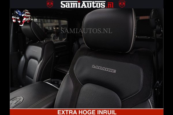 Dodge Ram HULK PACK | BULLBAR | 5.7 V8 | HUD | PANO | DIGI CLUSTER | 360CAM | ADAPTIVE CRUISE | HEADUP | DIGITALE BINNENSPIEGEL | LARAMIE  3500KG | LEDER | LANE ASSIST | DODE HOEK INSTALLATIE |