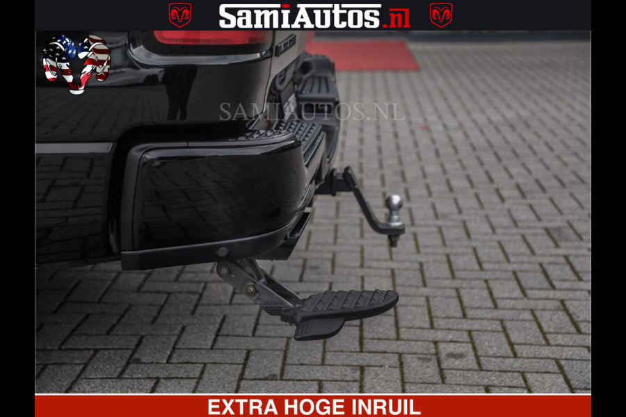 Dodge Ram HULK PACK | BULLBAR | 5.7 V8 | HUD | PANO | DIGI CLUSTER | 360CAM | ADAPTIVE CRUISE | HEADUP | DIGITALE BINNENSPIEGEL | LARAMIE  3500KG | LEDER | LANE ASSIST | DODE HOEK INSTALLATIE |