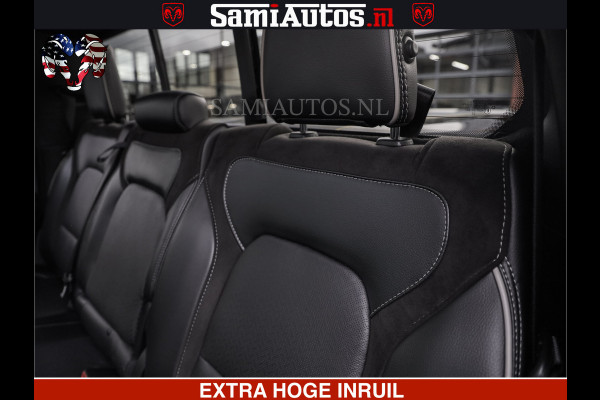 Dodge Ram HULK PACK | BULLBAR | 5.7 V8 | HUD | PANO | DIGI CLUSTER | 360CAM | ADAPTIVE CRUISE | HEADUP | DIGITALE BINNENSPIEGEL | LARAMIE  3500KG | LEDER | LANE ASSIST | DODE HOEK INSTALLATIE |