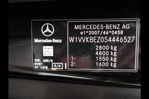 Mercedes-Benz Vito 114 CDI L2 Select Automaat Achterklep Airco Trekhaak