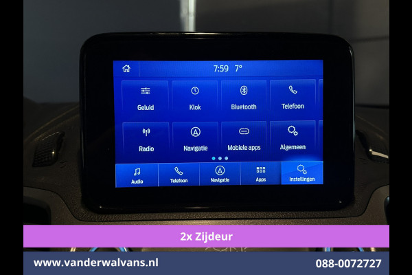 Ford Transit Connect 1.5 EcoBlue 100pk L2H1 Euro6 Airco | 2x zijdeur | Camera | Navigatie | Apple Carplay | Cruisecontrol Verwarmde voorruit, Parkeersensoren
