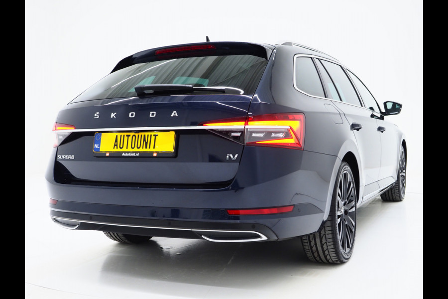Škoda Superb Combi 1.4 TSI iV Laurin & Klement | Panoramadak | Canton | Trekhaak | Leder | 360 | Keyless | Adaptive Cruise | Carplay