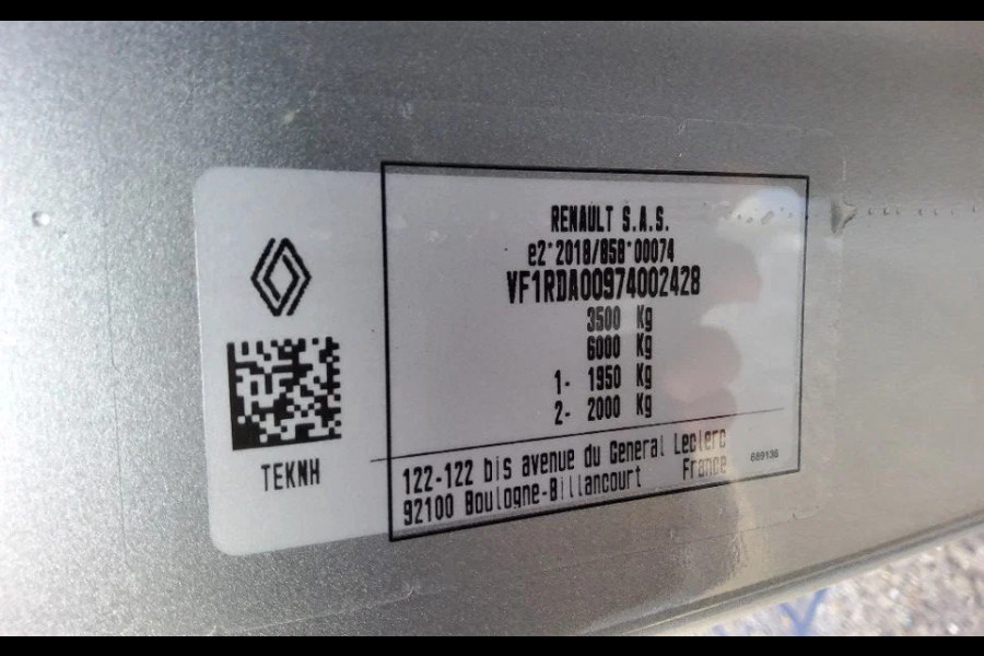 Renault Master 170.35 EURO 6 L2H2 GESLOTEN GRIJS METALLIC - 507 - BPM VRIJ! - MC 002428