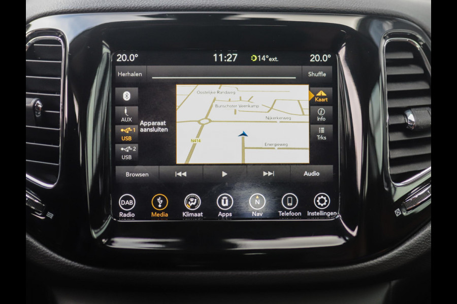 Jeep Compass 1.4 MultiAir Night Eagle | Camera | Leder | Cruise Control | Stoelverw. | Trekhaak | Navi