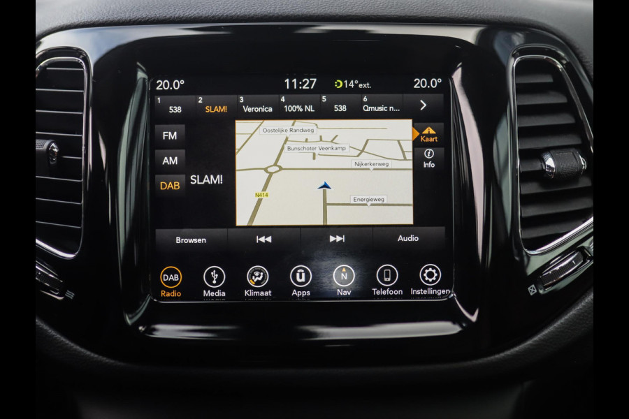 Jeep Compass 1.4 MultiAir Night Eagle | Camera | Leder | Cruise Control | Stoelverw. | Trekhaak | Navi