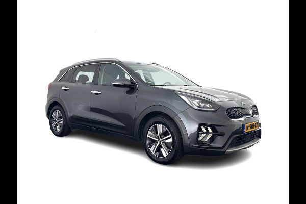Kia Niro 1.6 GDi Hybrid DynamicPlusLine (INCL.BTW) Aut. *LEATHER | FULL-LED | ADAPTIVE-CRUISE | BLINDSPOT | HEATED-COMFORTSEATS | CAMERA | KEYLESS | NAVI-FULLMAP | AMBIENTLIGHT | LANE-ASSIST | 16''ALU*