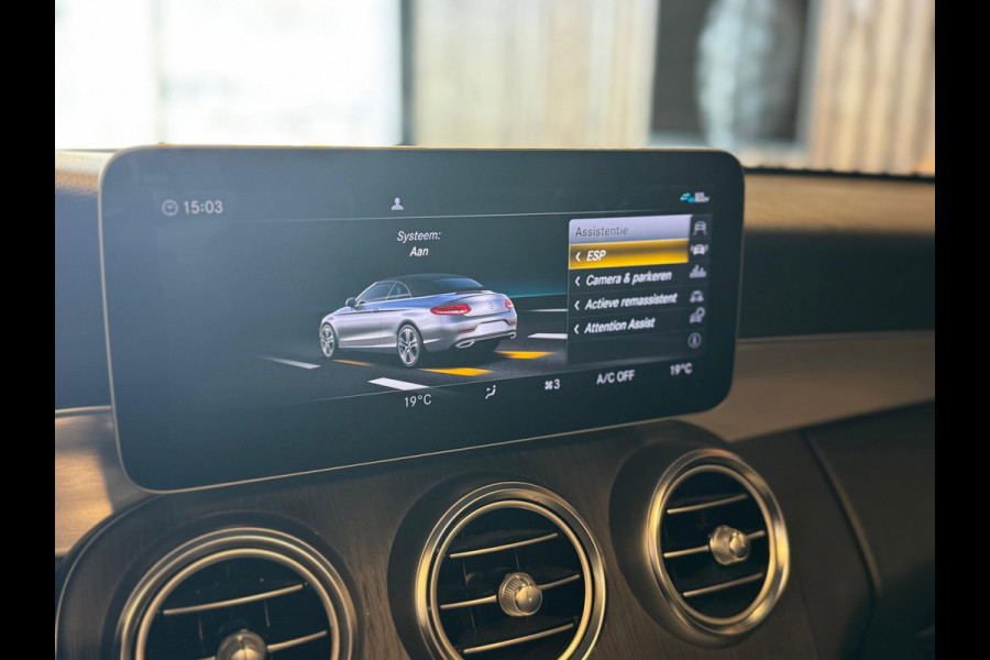 Mercedes-Benz C-Klasse Cabrio BTW/180 AMG Line / NAP / Camera / Leder / Stoelverwarming