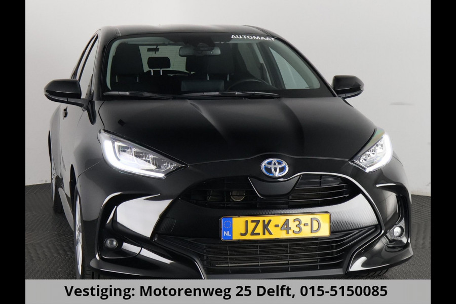 Toyota Yaris 1.5 Hybrid 115 BUSINESS BLACK GARANTIE TOT 7-2032 CARPLAY NAVIGATIE. CAMERA. ADAPTIEVE CRUISE. STUUR/STOELVERW.