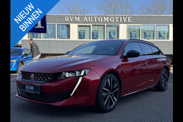 Peugeot 508 SW 1.6 HYbrid GT Pack Business VAN € 28.900,- VOOR € 25.877,- UW LENTEVOORDEEL: € 3.023,-! | FULL OPTIONS | ADAPTIEVE CRUISE CONTROL | FOCAL AUDIO | 360 CAMERA | STOELVERWARMING | DEALER ONDERHOUDEN | ELEKTRISCHE KOFFERBAK | RIJKLAAR MET 12 MND BOVAG GARANTIE |