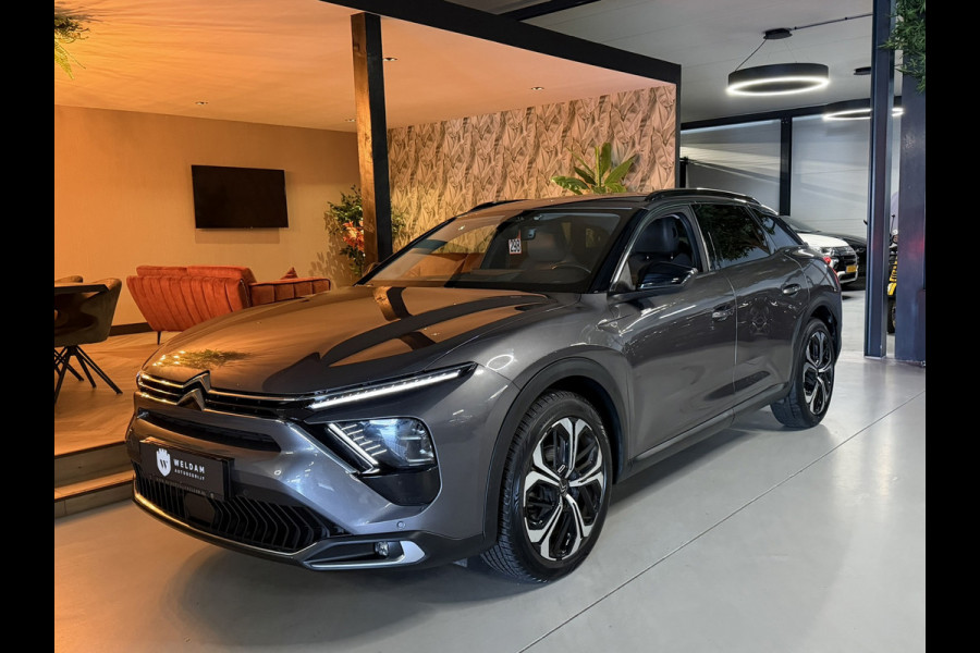 Citroën C5 X 1.2 PureTech Shine Garantie Head-Up CarPlay 360 Camera StuurVW Leder ACC Led Navi Clima Rijklaar