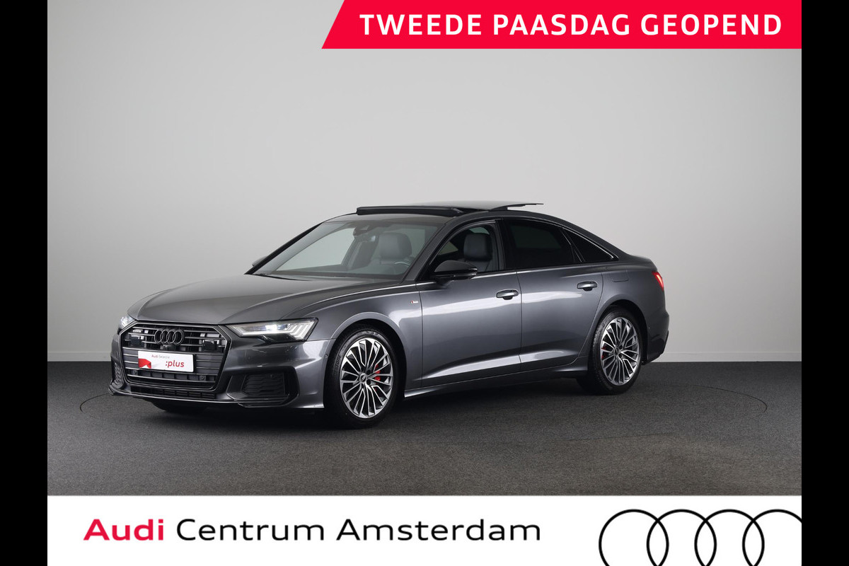 Audi A6 Limousine 55 TFSI e quattro Pro Line S Competition 367 pk S-tronic | Navigatie | Panoramadak | Parkeersensoren (Park assist) | Rondomzicht camera | B&O Soundsystem | Stoelverwarming | S-Line |