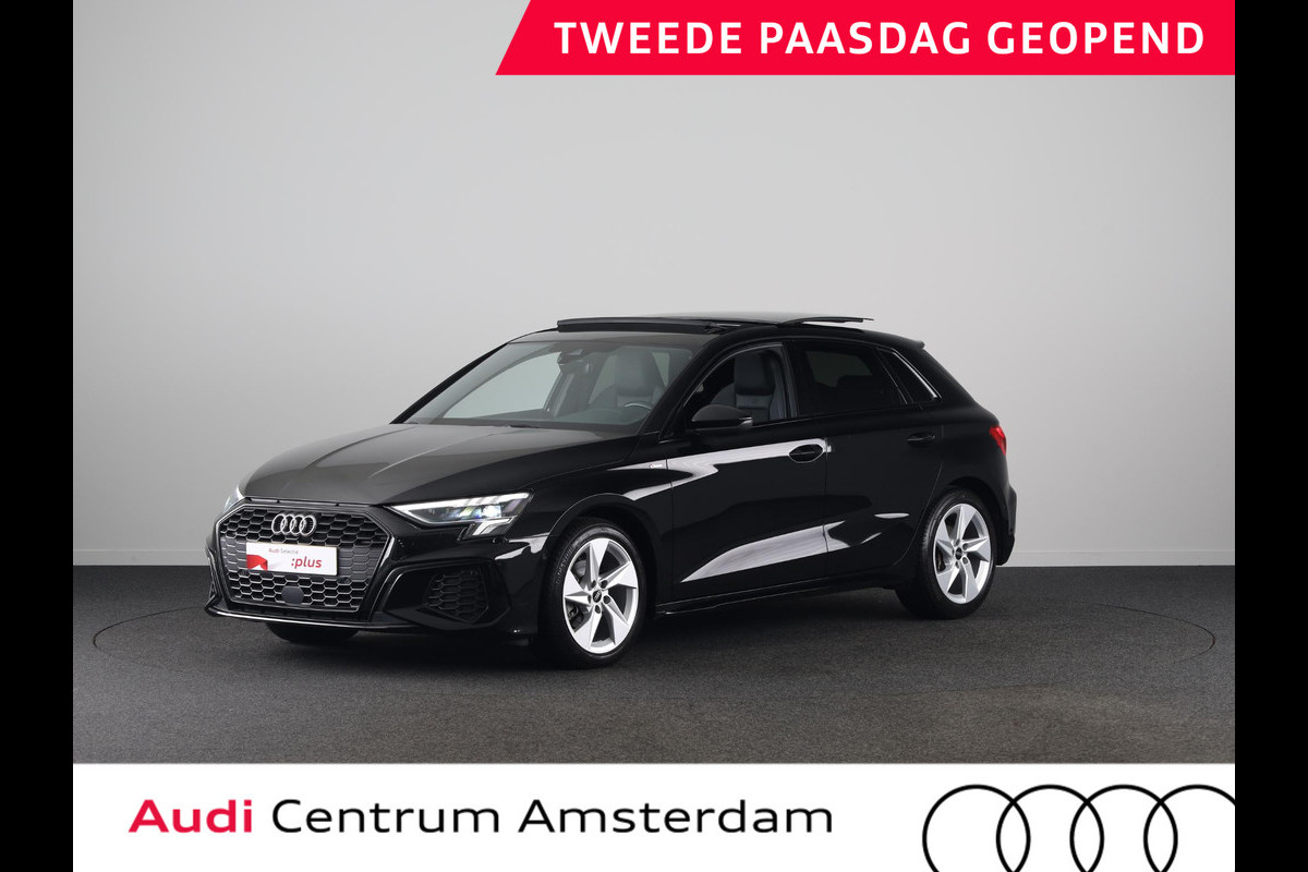 Audi A3 Sportback 35 TFSI S edition 150 pk S-tronic | Verlengde garantie | Navigatie | Panoramadak | Parkeersensoren (Park assist) | B&O Soundsystem | S-Line |