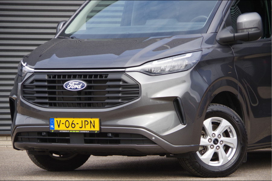 Ford Transit Custom 300 2.0 TDCI L2 Limited DC-5P, LED, KEYLESS, STOELVERWARMING, VOORRUIT VERWARMING, CAMERA, NAVI, CRUISE, LEDER MF STUUR, DUBBEL