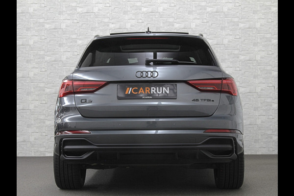 Audi Q3 45e 245pk S-Line | RS-Leder | Panorama | LED-Matrix | Camera | Virtual Cockpit | Carplay | Cruise Contol | 12-2022 | 28dkm | Side Assist | Elektr. A-Klep | Keyless-Entry | Stoelverwarming | Climate Control | Dodehoek |Rijklaarprijs incl. Bovag garantie.