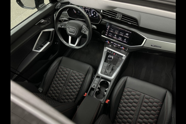 Audi Q3 45e 245pk S-Line | RS-Leder | Panorama | LED-Matrix | Camera | Virtual Cockpit | Carplay | Cruise Contol | 12-2022 | 28dkm | Side Assist | Elektr. A-Klep | Keyless-Entry | Stoelverwarming | Climate Control | Dodehoek |Rijklaarprijs incl. Bovag garantie.