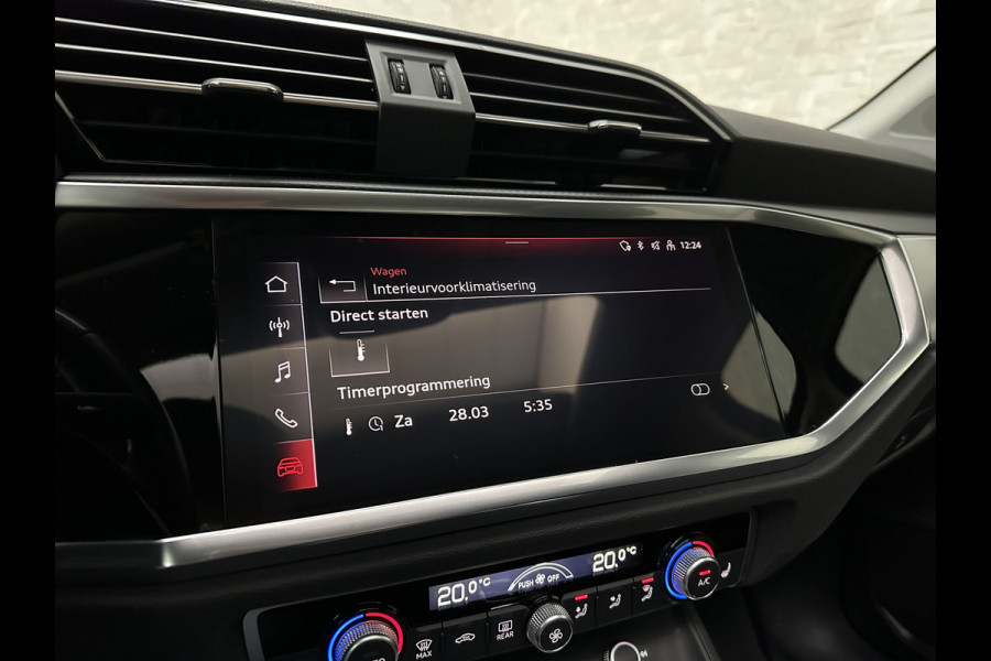 Audi Q3 45e 245pk S-Line | RS-Leder | Panorama | LED-Matrix | Camera | Virtual Cockpit | Carplay | Cruise Contol | 12-2022 | 28dkm | Side Assist | Elektr. A-Klep | Keyless-Entry | Stoelverwarming | Climate Control | Dodehoek |Rijklaarprijs incl. Bovag garantie.