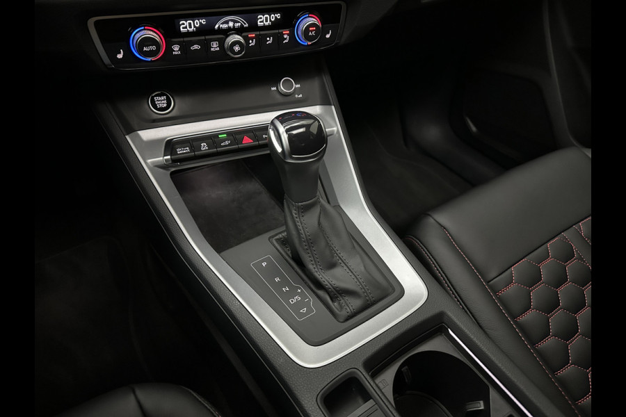 Audi Q3 45e 245pk S-Line | RS-Leder | Panorama | LED-Matrix | Camera | Virtual Cockpit | Carplay | Cruise Contol | 12-2022 | 28dkm | Side Assist | Elektr. A-Klep | Keyless-Entry | Stoelverwarming | Climate Control | Dodehoek |Rijklaarprijs incl. Bovag garantie.