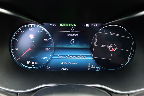Mercedes-Benz C-Klasse Estate 300 e Business Solution AMG | Luchtvering | Panoramadak | Burmester | Memory | Camera | Spoorpakket | Dodehoekassistent | Multibeam LED | Sfeerverlichting |