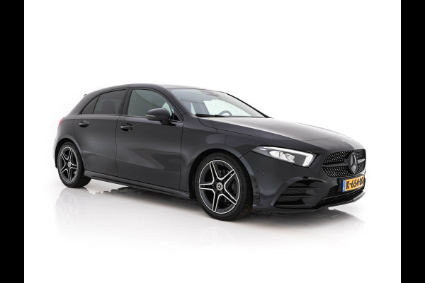 Mercedes-Benz A-Klasse 160 AMG-Sportpack Business-Solution (INCL-BTW) *WIDESCREEN-DIGI-COCKPIT | FULL-LED | LEATHER-MICROFIBRE | CAMERA | DYNAMIC-SELECT | CRUISE | HEATED-SPORTSEATS | PRIVACY-GLASS | DAB | AMBIENT-LIGHT | 18"ALU*