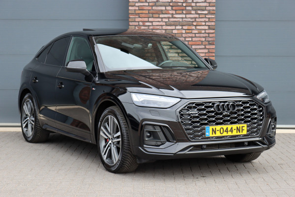 Audi Q5 Sportback 55 TFSI e S Quattro S Line | Luchtvering | Panoramadak | ACC | Bang & Olufsen | Camera | Verwarmd Stuurwiel | Zwart Optiek | Virtual Cockpit |