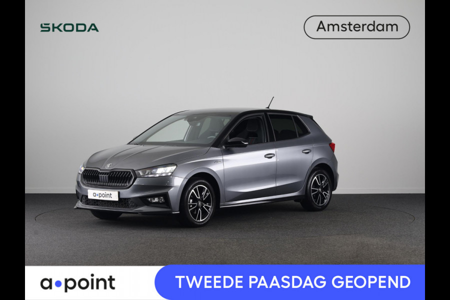 Škoda Fabia 1.0 TSI Monte Carlo 95 pk | Verlengde garantie | Navigatie via App | Parkeersensoren | Achteruitrijcamera | Stoelverwarming |