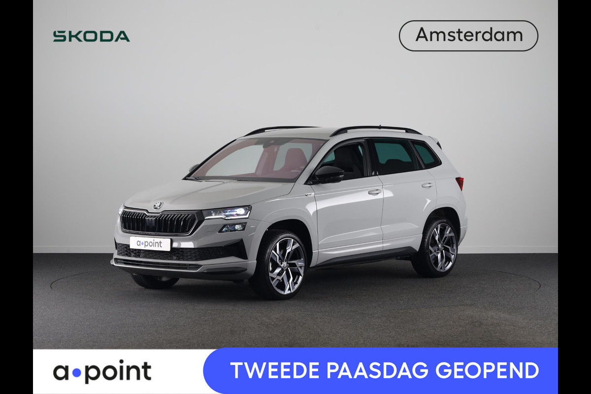 Škoda Karoq 1.5 TSI ACT Sportline Business 150pk | Wegklapbare trekhaak | Navigatie via APP | Verlengde garantie | Verwambare stoelen voor en achter