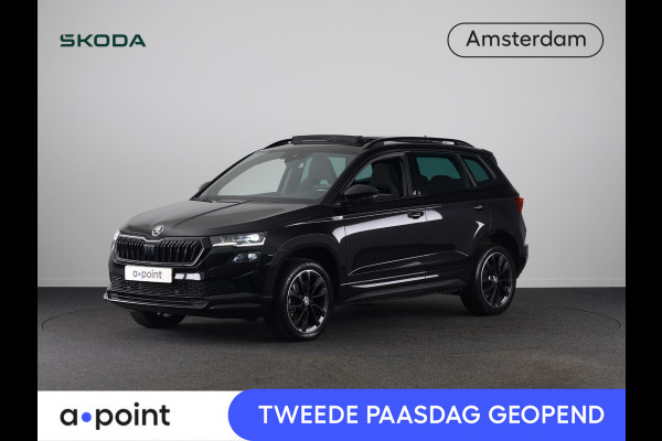 Škoda Karoq 1.5 TSI ACT Sportline Business 150 pk Automaat (DSG) | Verlengde garantie | Navigatie | Panoramadak | Parkeersensoren | Achteruitrijcamera | Stoelverwarming |