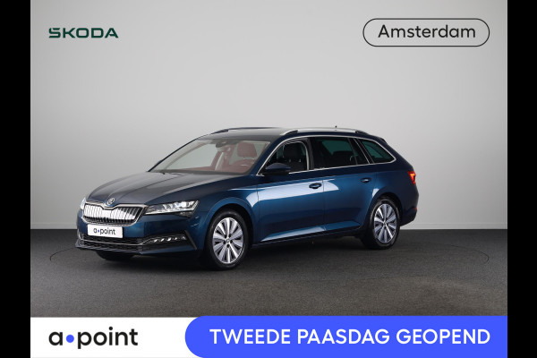 Škoda Superb 1.4 TSI iV Style 218 pk Automaat (DSG) | Navigatie | Parkeersensoren (Park assist) | Achteruitrijcamera | Standkachel | Stoelverwarming |