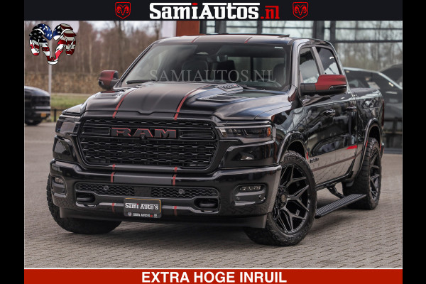 Dodge Ram Limited H.O 540HP 706Nm | Massage + Full Option | De Meest Luxe en Volle Pick-Up in zijn Klasse | Comfortabele Dubbele Cabine met Royale 5 Zitplaatsen | BPM vrij | Nu Leverbaar uit Voorraad | Voorraad Nr 2304 - 8540