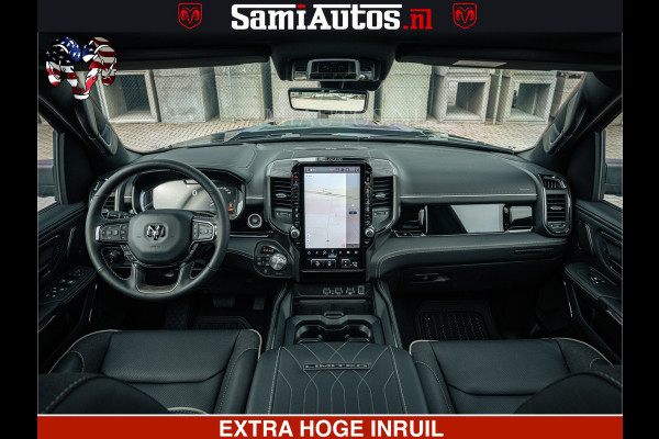 Dodge Ram Limited H.O 540HP 706Nm | Massage + Full Option | De Meest Luxe en Volle Pick-Up in zijn Klasse | Comfortabele Dubbele Cabine met Royale 5 Zitplaatsen | BPM vrij | Nu Leverbaar uit Voorraad | Voorraad Nr 2304 - 8540
