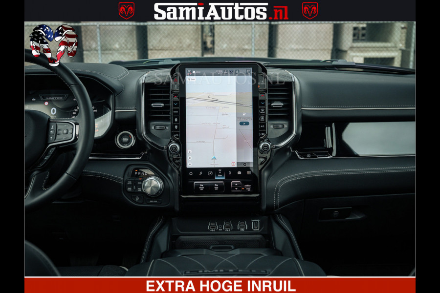 Dodge Ram Limited H.O 540HP 706Nm | Massage + Full Option | De Meest Luxe en Volle Pick-Up in zijn Klasse | Comfortabele Dubbele Cabine met Royale 5 Zitplaatsen | BPM vrij | Nu Leverbaar uit Voorraad | Voorraad Nr 2304 - 8540