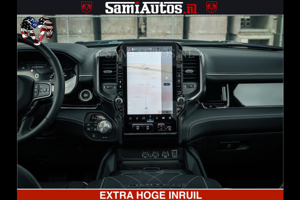 Dodge Ram Limited H.O 540HP 706Nm | Massage + Full Option | De Meest Luxe en Volle Pick-Up in zijn Klasse | Comfortabele Dubbele Cabine met Royale 5 Zitplaatsen | BPM vrij | Nu Leverbaar uit Voorraad | Voorraad Nr 2304 - 8540