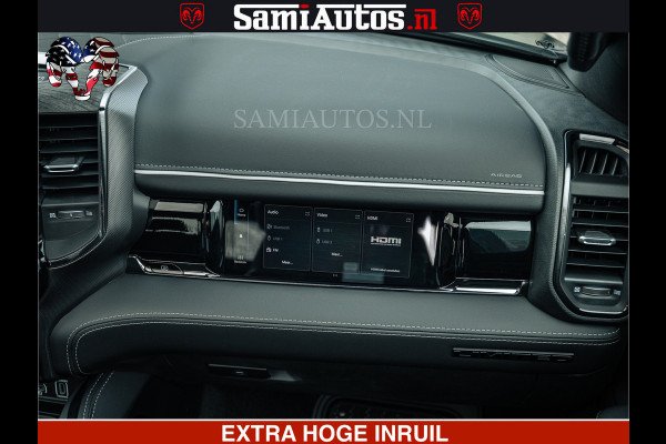 Dodge Ram Limited H.O 540HP 706Nm | Massage + Full Option | De Meest Luxe en Volle Pick-Up in zijn Klasse | Comfortabele Dubbele Cabine met Royale 5 Zitplaatsen | BPM vrij | Nu Leverbaar uit Voorraad | Voorraad Nr 2304 - 8540
