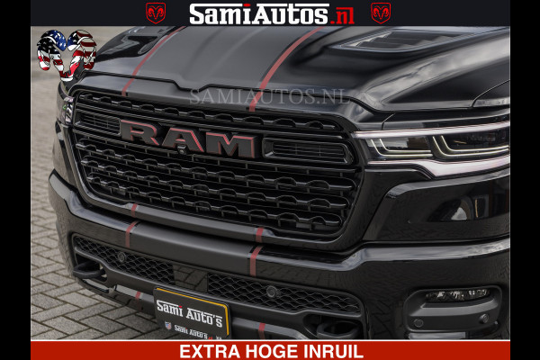 Dodge Ram Limited H.O 540HP 706Nm | Massage + Full Option | De Meest Luxe en Volle Pick-Up in zijn Klasse | Comfortabele Dubbele Cabine met Royale 5 Zitplaatsen | BPM vrij | Nu Leverbaar uit Voorraad | Voorraad Nr 2304 - 8540