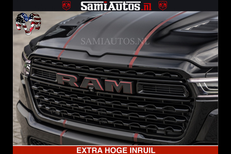 Dodge Ram Limited H.O 540HP 706Nm | Massage + Full Option | De Meest Luxe en Volle Pick-Up in zijn Klasse | Comfortabele Dubbele Cabine met Royale 5 Zitplaatsen | BPM vrij | Nu Leverbaar uit Voorraad | Voorraad Nr 2304 - 8540