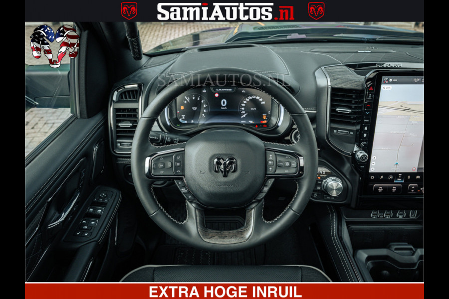 Dodge Ram Limited H.O 540HP 706Nm | Massage + Full Option | De Meest Luxe en Volle Pick-Up in zijn Klasse | Comfortabele Dubbele Cabine met Royale 5 Zitplaatsen | BPM vrij | Nu Leverbaar uit Voorraad | Voorraad Nr 2304 - 8540