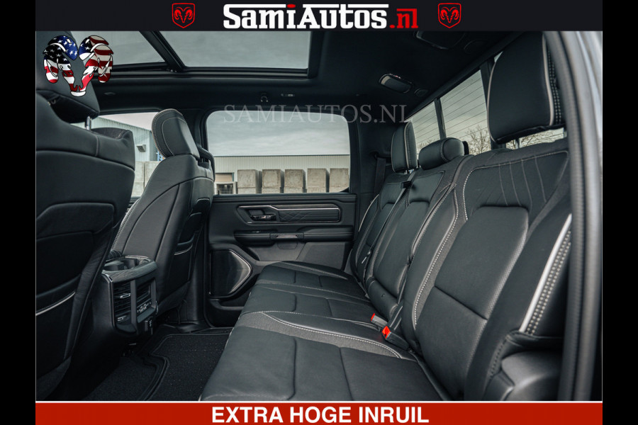 Dodge Ram Limited H.O 540HP 706Nm | Massage + Full Option | De Meest Luxe en Volle Pick-Up in zijn Klasse | Comfortabele Dubbele Cabine met Royale 5 Zitplaatsen | BPM vrij | Nu Leverbaar uit Voorraad | Voorraad Nr 2304 - 8540