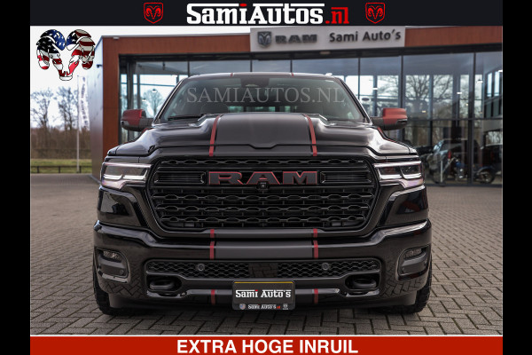 Dodge Ram Limited H.O 540HP 706Nm | Massage + Full Option | De Meest Luxe en Volle Pick-Up in zijn Klasse | Comfortabele Dubbele Cabine met Royale 5 Zitplaatsen | BPM vrij | Nu Leverbaar uit Voorraad | Voorraad Nr 2304 - 8540