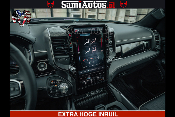 Dodge Ram Limited H.O 540HP 706Nm | Massage + Full Option | De Meest Luxe en Volle Pick-Up in zijn Klasse | Comfortabele Dubbele Cabine met Royale 5 Zitplaatsen | BPM vrij | Nu Leverbaar uit Voorraad | Voorraad Nr 2304 - 8540