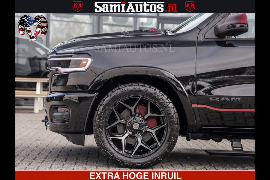 Dodge Ram Limited H.O 540HP 706Nm | Massage + Full Option | De Meest Luxe en Volle Pick-Up in zijn Klasse | Comfortabele Dubbele Cabine met Royale 5 Zitplaatsen | BPM vrij | Nu Leverbaar uit Voorraad | Voorraad Nr 2304 - 8540