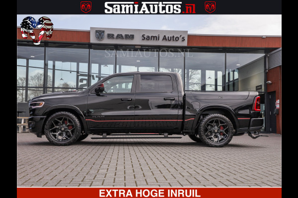 Dodge Ram Limited H.O 540HP 706Nm | Massage + Full Option | De Meest Luxe en Volle Pick-Up in zijn Klasse | Comfortabele Dubbele Cabine met Royale 5 Zitplaatsen | BPM vrij | Nu Leverbaar uit Voorraad | Voorraad Nr 2304 - 8540