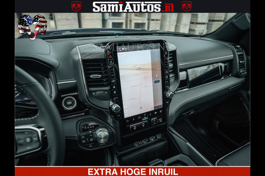 Dodge Ram Limited H.O 540HP 706Nm | Massage + Full Option | De Meest Luxe en Volle Pick-Up in zijn Klasse | Comfortabele Dubbele Cabine met Royale 5 Zitplaatsen | BPM vrij | Nu Leverbaar uit Voorraad | Voorraad Nr 2304 - 8540