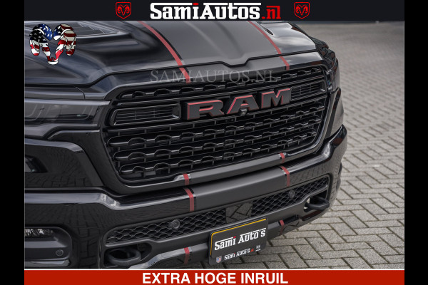Dodge Ram Limited H.O 540HP 706Nm | Massage + Full Option | De Meest Luxe en Volle Pick-Up in zijn Klasse | Comfortabele Dubbele Cabine met Royale 5 Zitplaatsen | BPM vrij | Nu Leverbaar uit Voorraad | Voorraad Nr 2304 - 8540