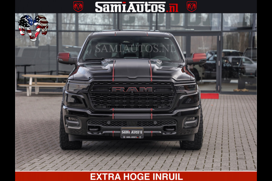 Dodge Ram Limited H.O 540HP 706Nm | Massage + Full Option | De Meest Luxe en Volle Pick-Up in zijn Klasse | Comfortabele Dubbele Cabine met Royale 5 Zitplaatsen | BPM vrij | Nu Leverbaar uit Voorraad | Voorraad Nr 2304 - 8540