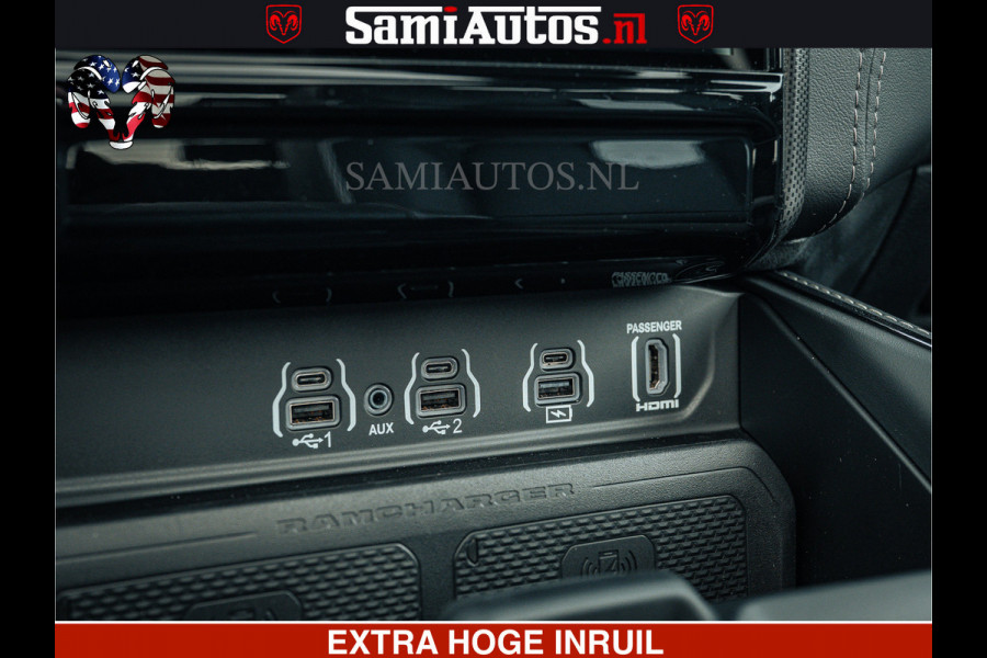 Dodge Ram Limited H.O 540HP 706Nm | Massage + Full Option | De Meest Luxe en Volle Pick-Up in zijn Klasse | Comfortabele Dubbele Cabine met Royale 5 Zitplaatsen | BPM vrij | Nu Leverbaar uit Voorraad | Voorraad Nr 2304 - 8540